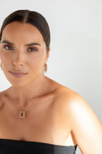 Rose gold-filled necklace Le O