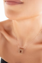 Rose gold-filled necklace Le O